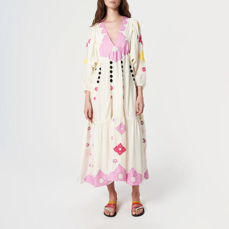Gypsy Embroidered Maxi Dress image number null