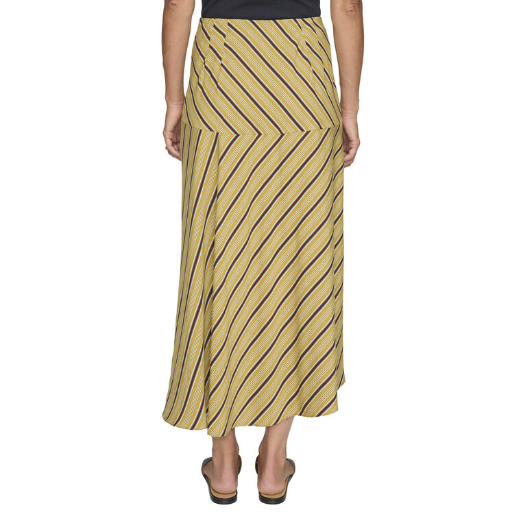 Kara Striped Midi Skirt image number null