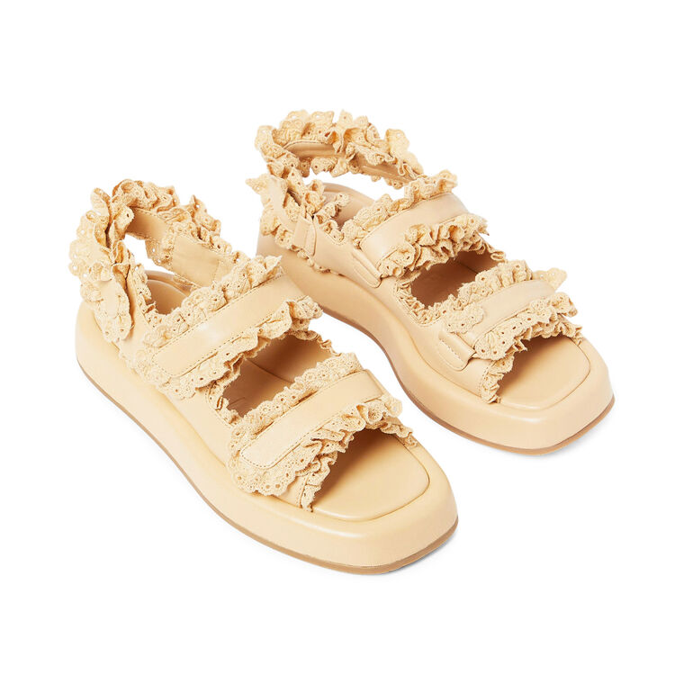 Blaise Eyelet Platform Sandal image number null