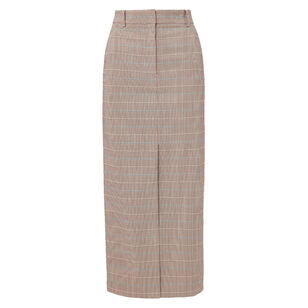 Maxine Plaid Midi Skirt