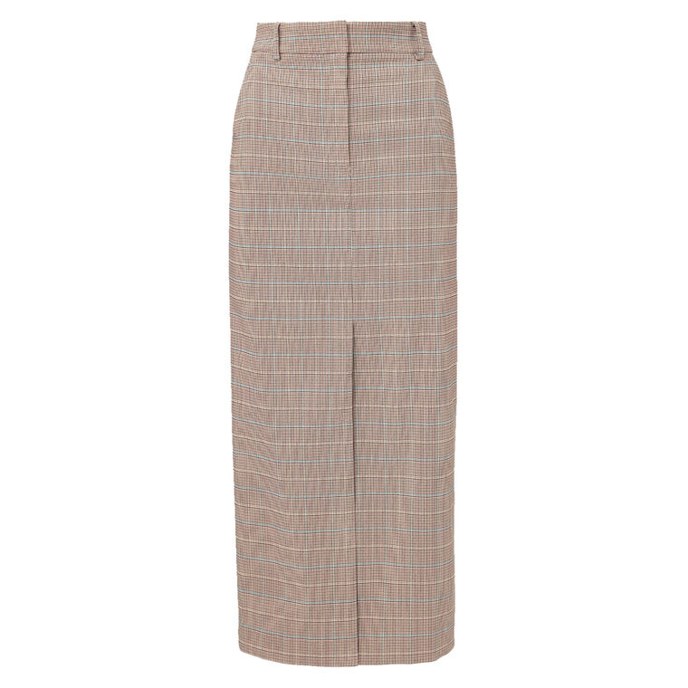 Maxine Plaid Midi Skirt image number null
