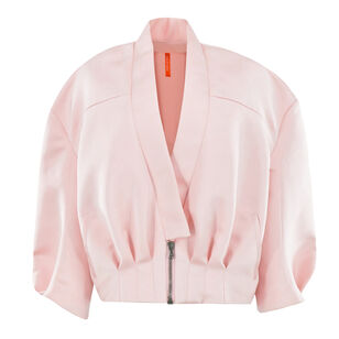 Sculpted Back Bomber Jacket