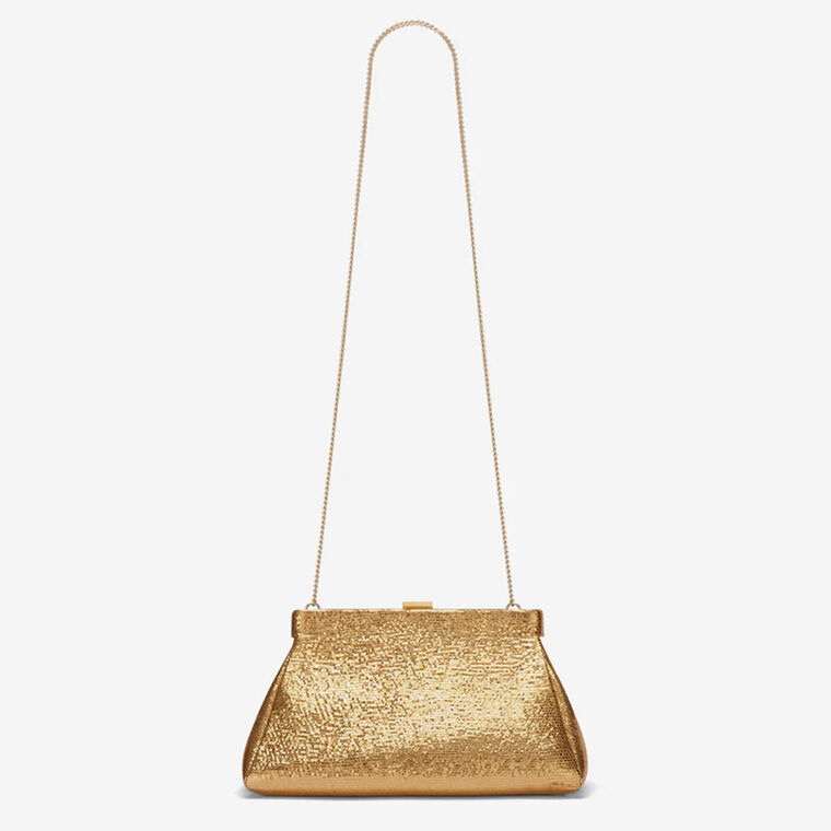 The Cannes Metallic Clutch image number null