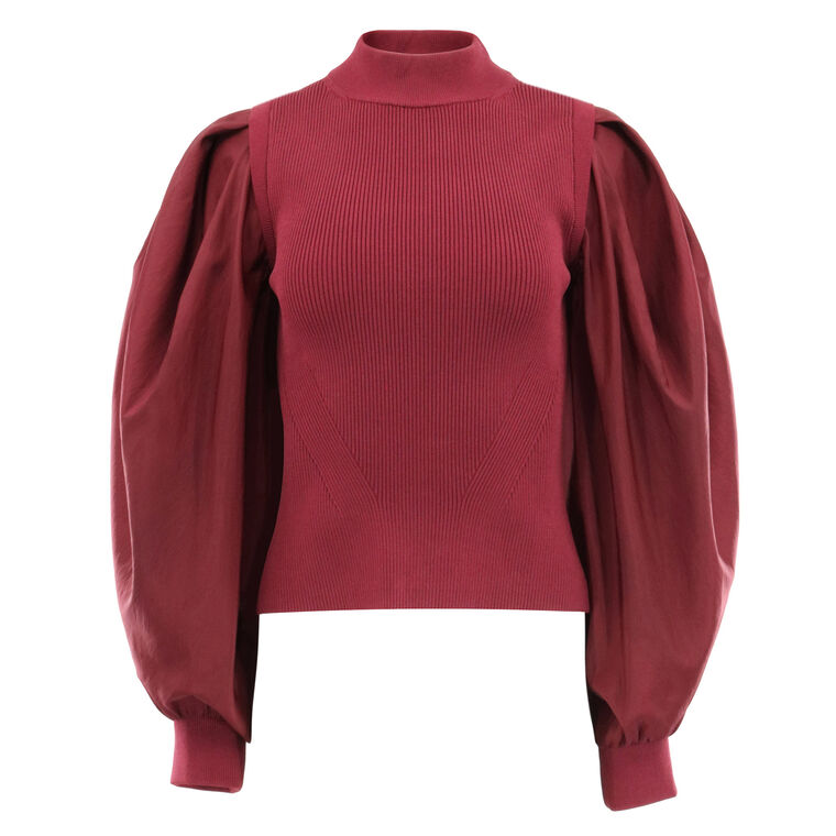 Jackie Taffeta Knit Top image number null