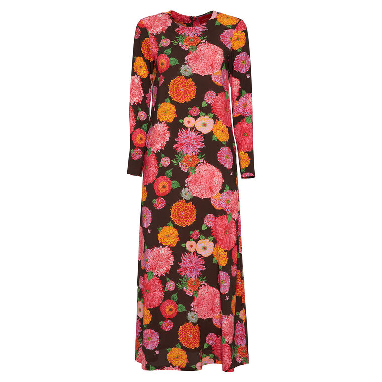 Long Sleeve Swing Dress image number null