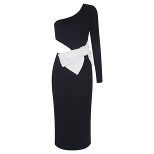 Grace Knit One Shoulder Midi Dress