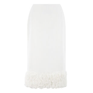 Cormara Midi Skirt With Floral Hem