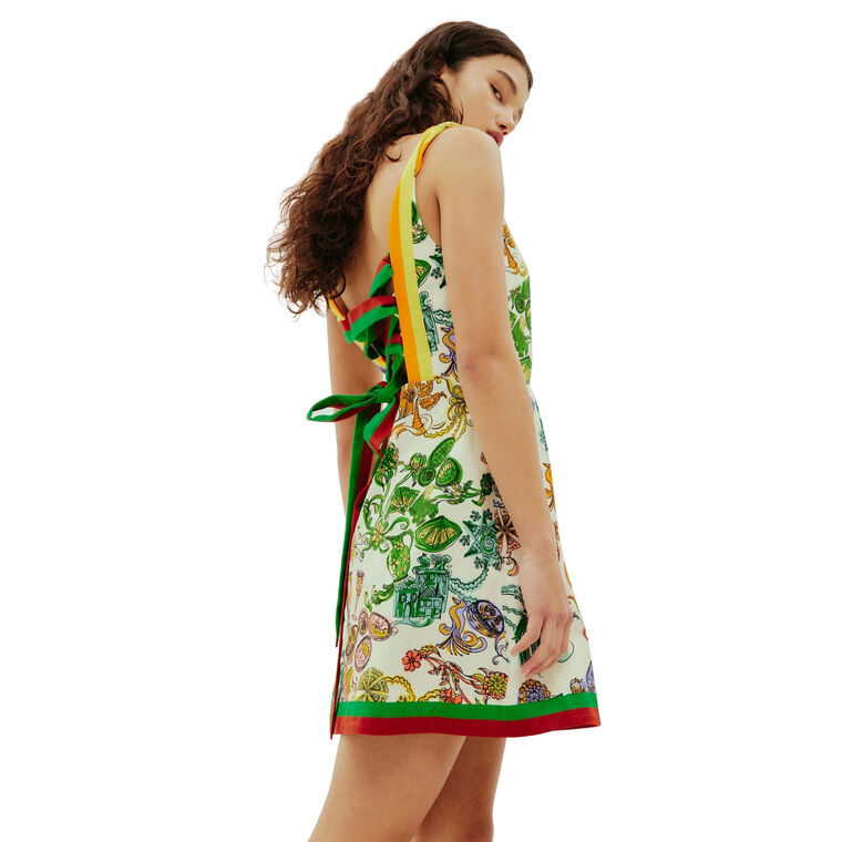 Fiesta Sleeveless Mini Dress image number null