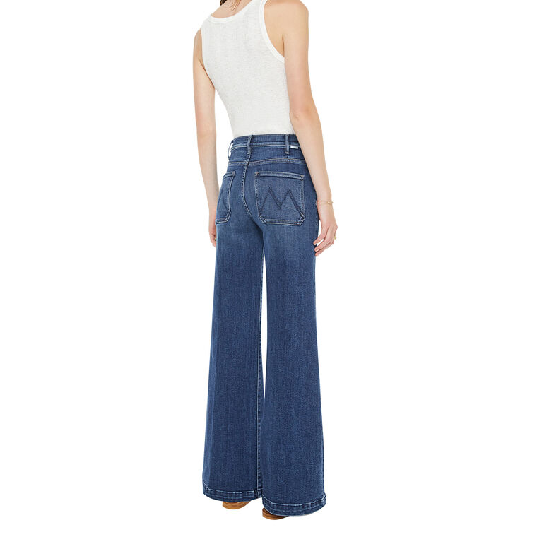 The Hustler Roller Patch Wide-Leg Jeans image number null