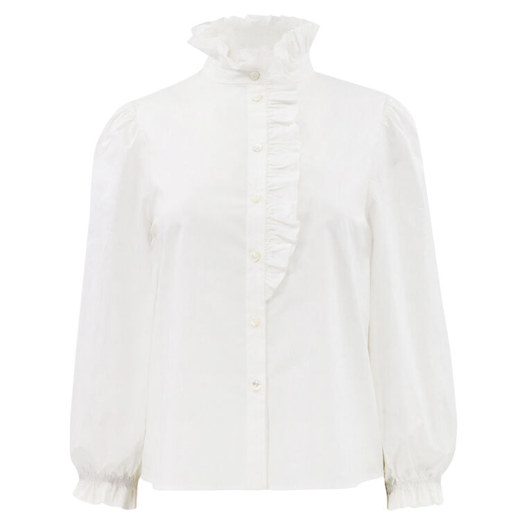 Medora Long Sleeve Ruffle Top image number null
