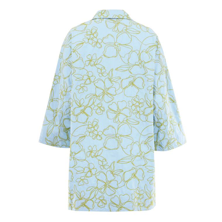 Embroidered Poplin Arcia Kaftan image number null