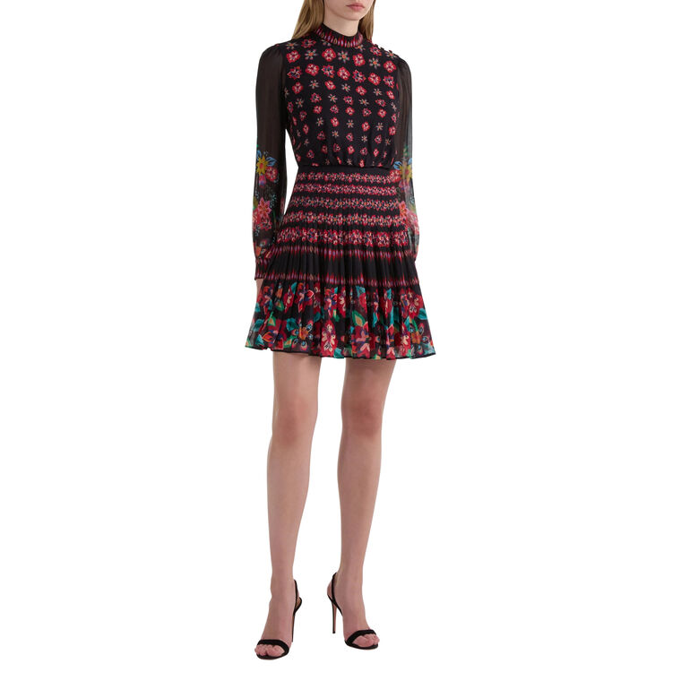 Isa Long Sleeve Mini Dress image number null