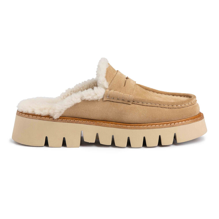 Savy Shearling Lightweight Merino Mule image number null
