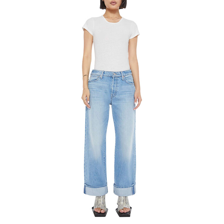 The Lil Dodger Button Hover Cuff Jean image number null