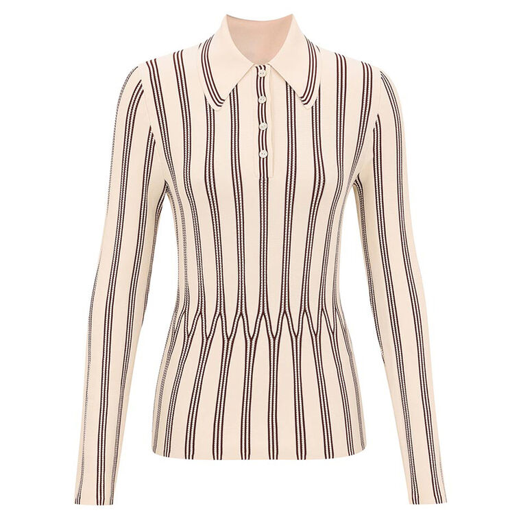 Valiant Striped Polo image number null