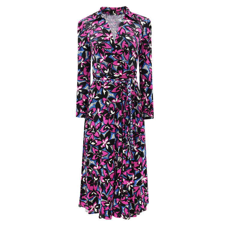 Phoenix Reversible Mesh Wrap Dress image number null