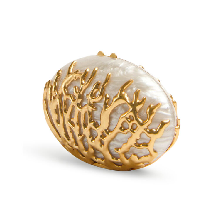 Dylan Coral Detail Clutch image number null