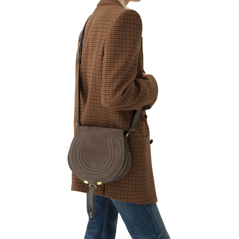 Marcie Suede Small Crossbody Bag image number null