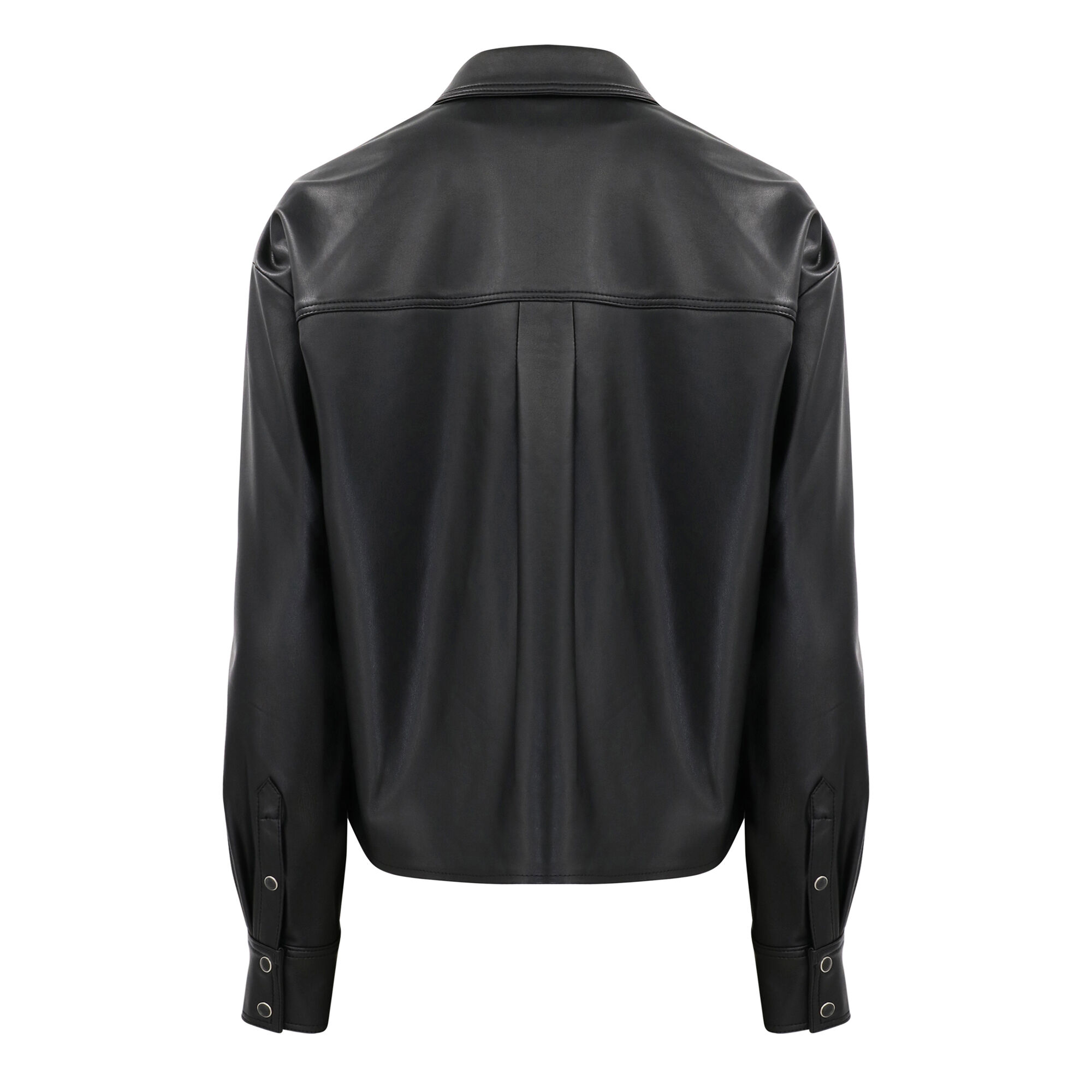 LAST NEST ラストネスト SS25 LEATHER SHIRTS (EXCLUSIVE) / BLK