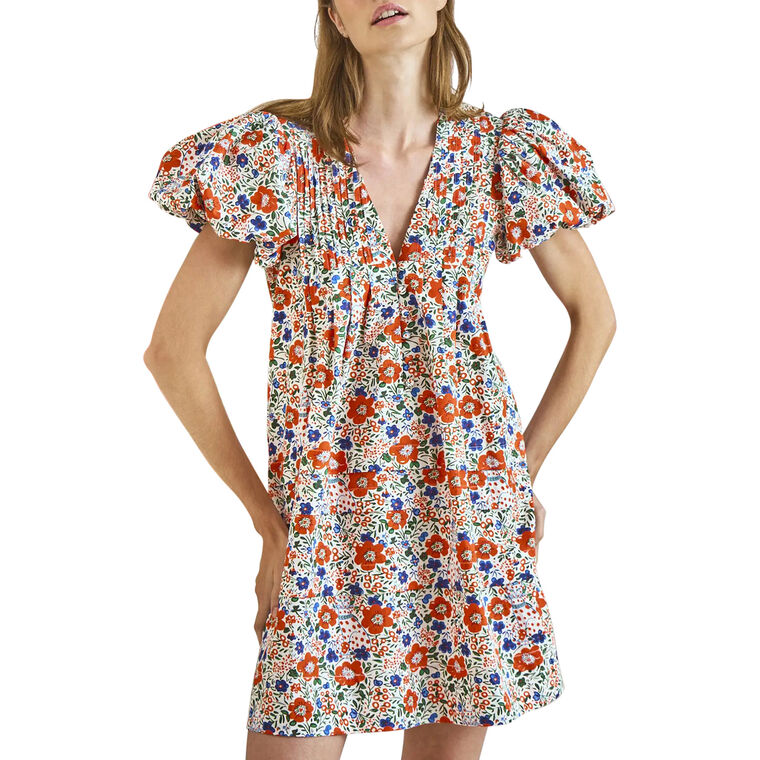 Wilkes Puff Sleeve Mini Dress image number null