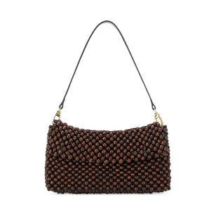 Timmy Wooden Beaded Shoulder Bag