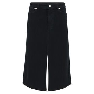 Denim Midi Skirt