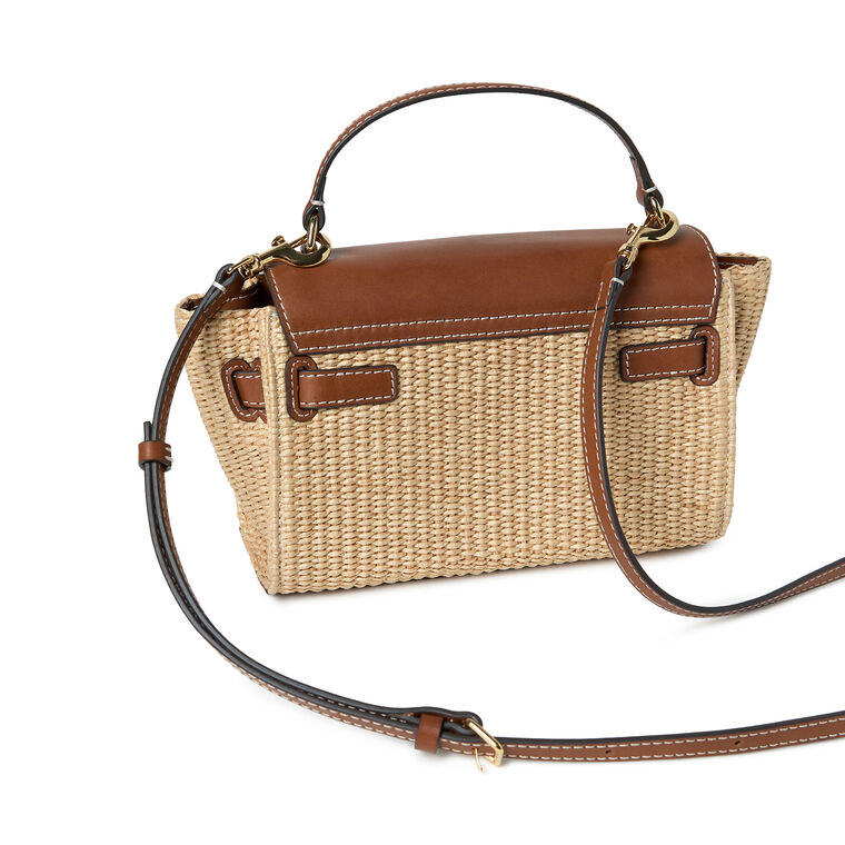 Alexei Natural Straw Crossbody image number null