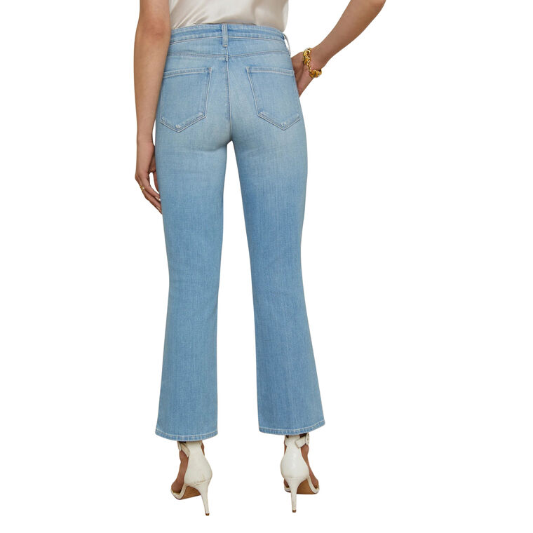 Tati High Rise Cropped Micro Bootcut Jean image number null