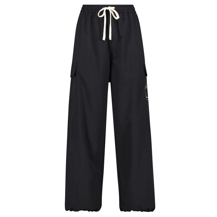 Nylon Carlo Pant With Smiley image number null