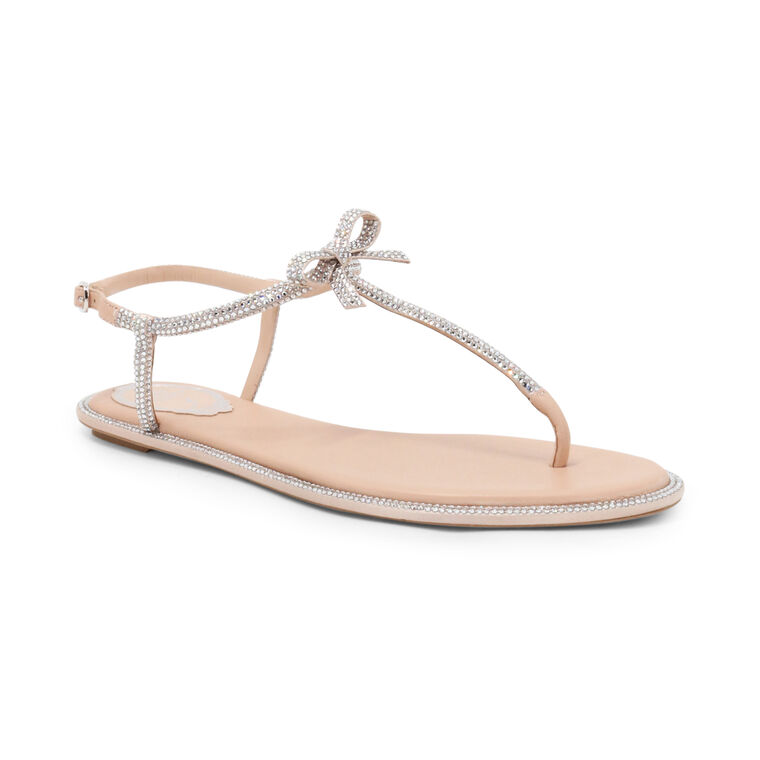 Caterina Rhinestone Embellished Thong Sandal image number null