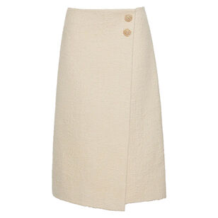 Luca Boucle Midi Wrap Skirt