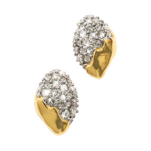 Solanales Crystal Stud Earring