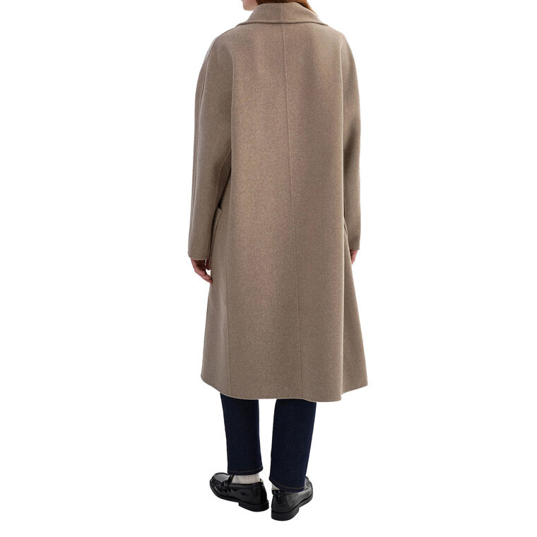 Thara Shawl Collar Wool Coat image number null