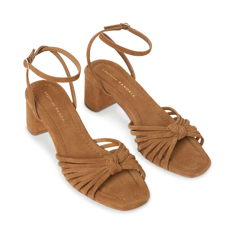 Olivia Knot Mid-Heel Sandal image number null