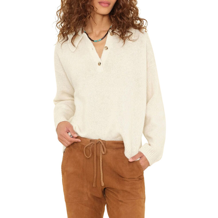 Ethan Long Sleeve Collared Sweater image number null