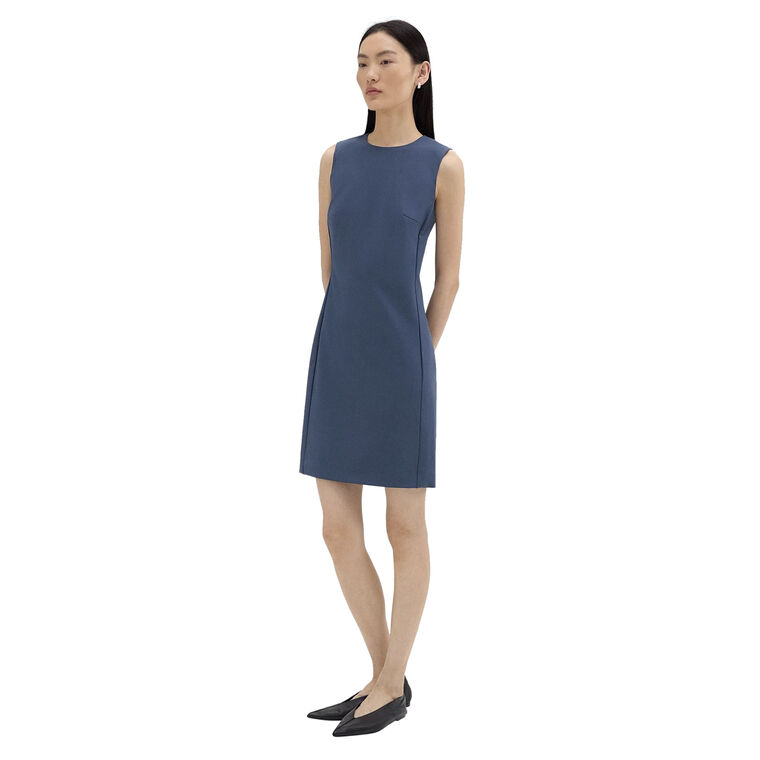 Wool Sleeveless Fitted Dress image number null