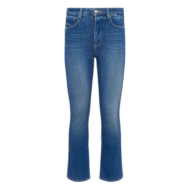 Mira High Rise Cropped Micro-Bootcut Jean image number null