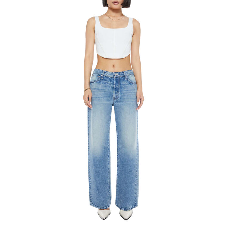 Petites The Lil Dodger Button Sneak Jean image number null