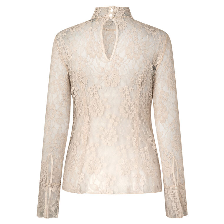 Meena Long Sleeve Lace Top image number null
