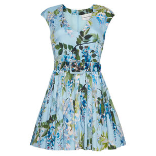 Rosalia Sleeveless Belted Mini Dress