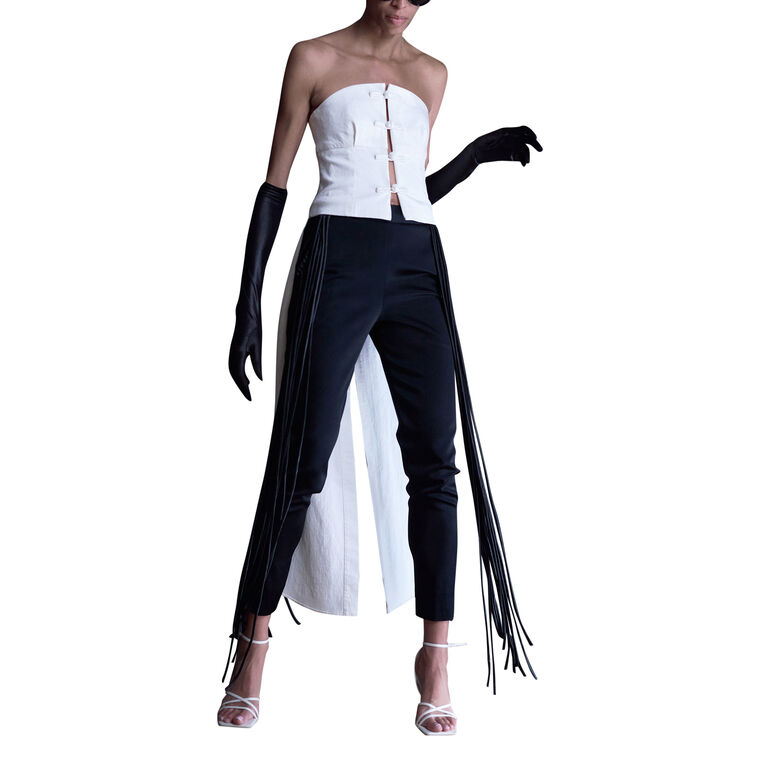 Conway Denim Bustier Top image number null