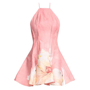 Carryon Halterneck A-Line Mini Dress