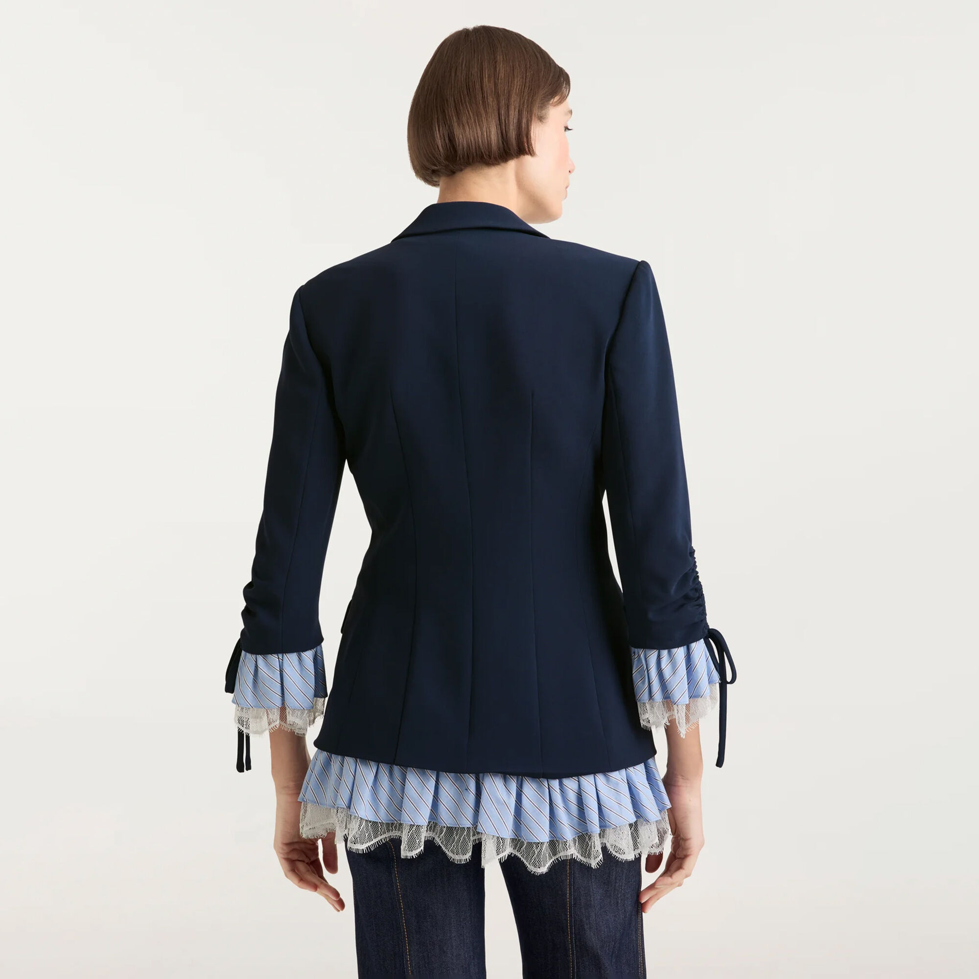 Cinq à Sept Striped Roxie Blazer | Tootsies
