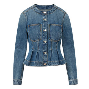 Zahara Peplum Denim Jacket