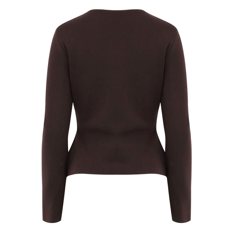 Rachela Peplum Knit Top image number null