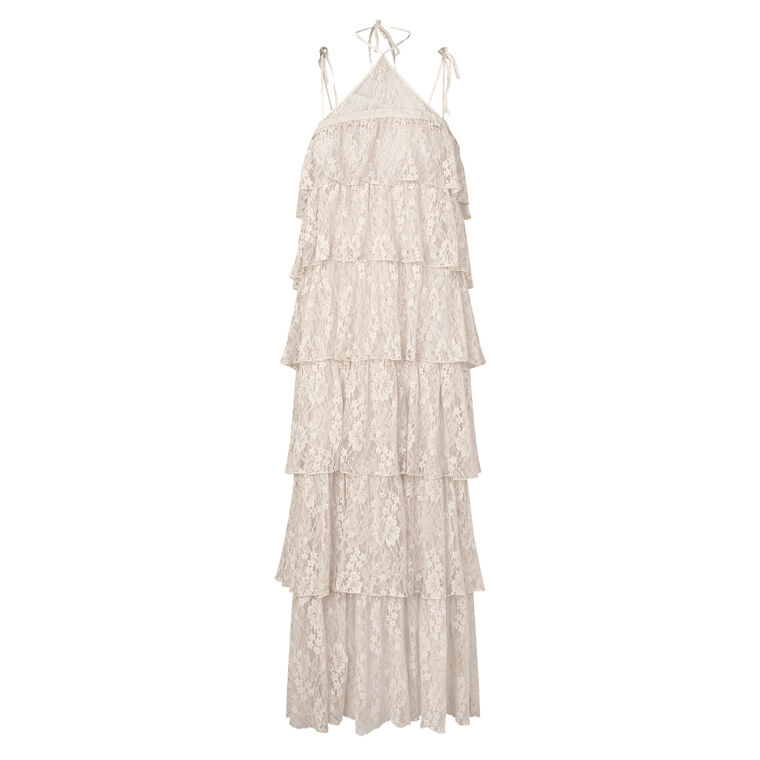 Annelise Lace Halterneck Maxi Dress image number null