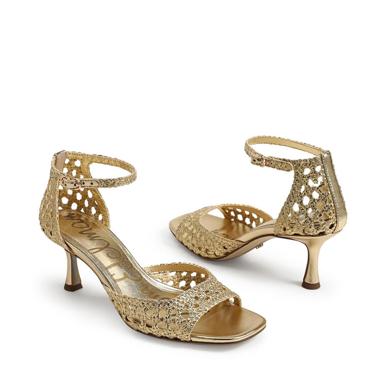 Peyton Woven Kitten Heel Sandal image number null