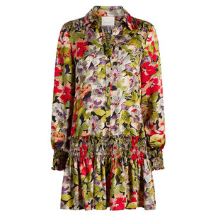 Canyon Bloom Damia Long Sleeve Mini Dress