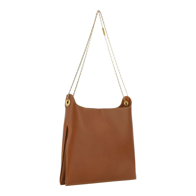 Flat Shoulder Bag On Chain image number null