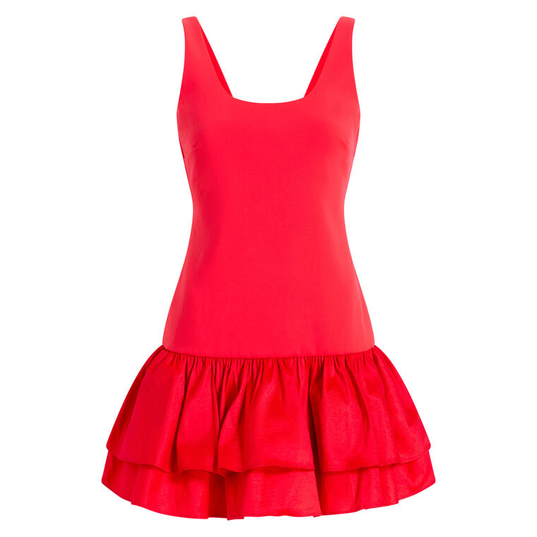 Marika Sleeveless Square Neck Mini Dress image number null